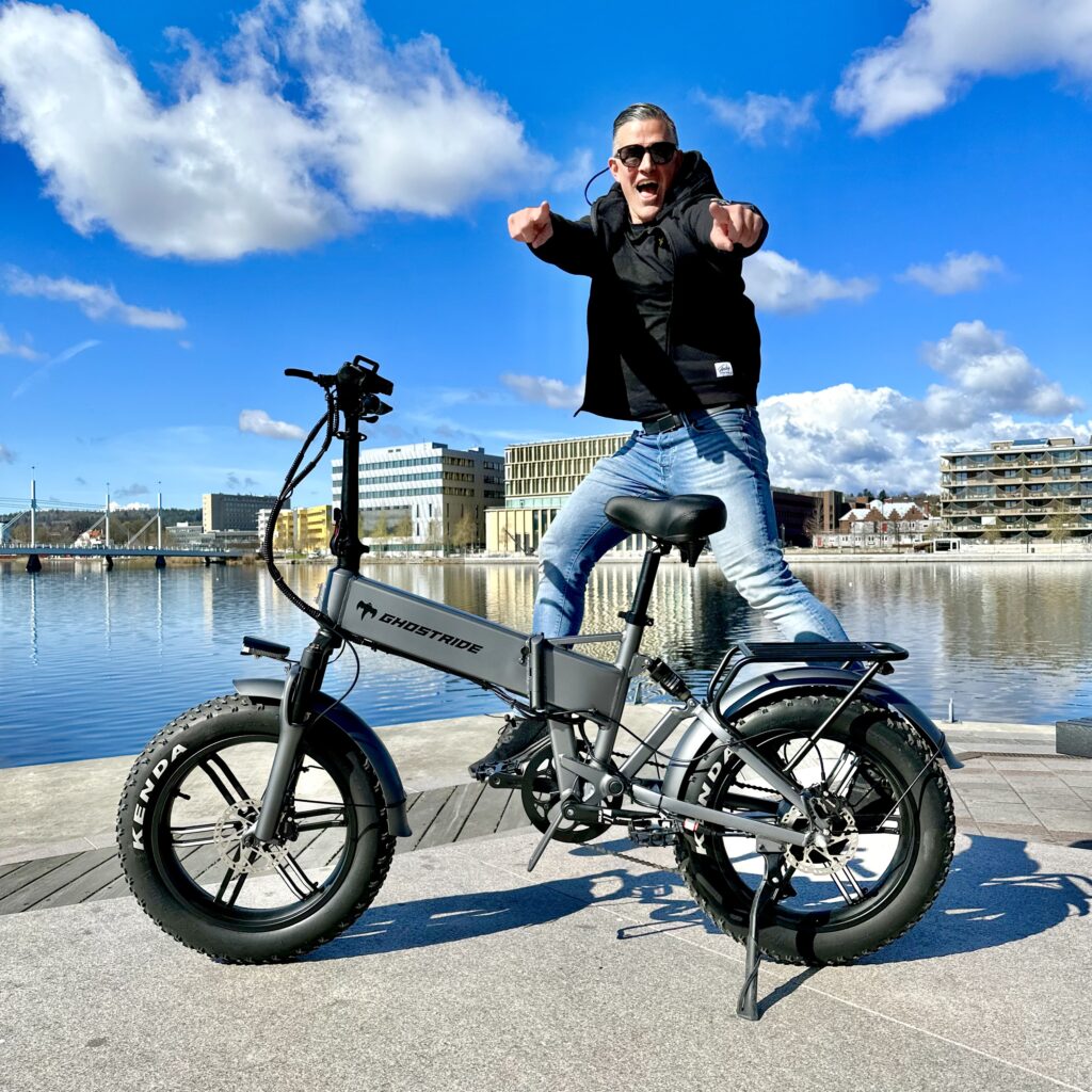 Elcykel i Luleå