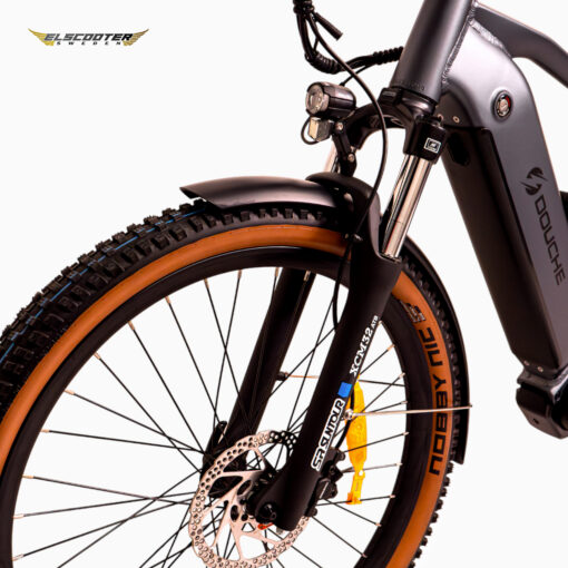 Elscooter Sweden Gra Douche 3 scaled elcykel Elcykel DOUCHEBIKE 250W ELIT med remdrift - räckvidd 110km