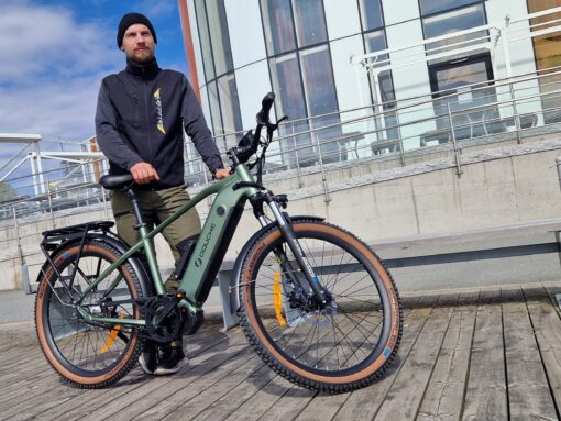 elit 8 elcykel Elcykel DOUCHEBIKE 250W ELIT med remdrift - räckvidd 110km