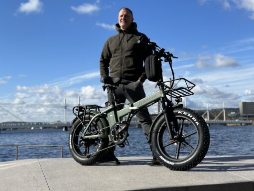 Elcykel DOUCHEBIKE 1000W PLUS - Hopfällbar - Räckvidd 100km - Image 2
