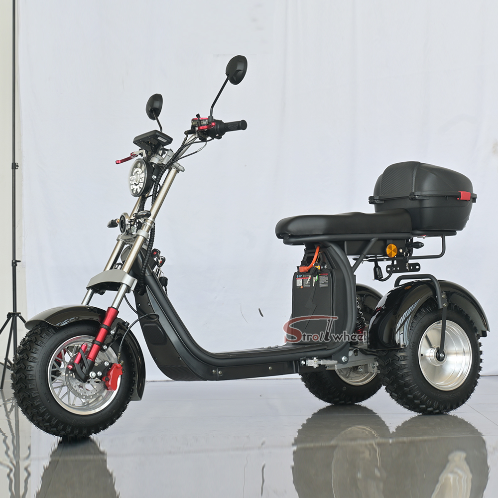 Elmoped M3 TRIKE 4000W - 2-hjuls drift - räckvidd 10 mil 3 Elmoped M3 TRIKE 4000W - 2-hjuls drift - räckvidd 10 mil - Image 3