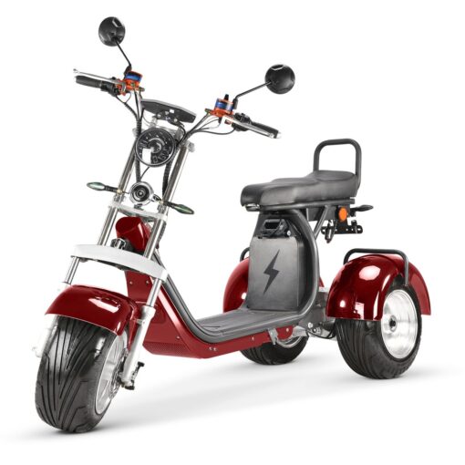 trike scooter 3 hjul 4000W Elmoped M3 TRIKE 4000W - 2-hjuls drift - räckvidd 10 mil