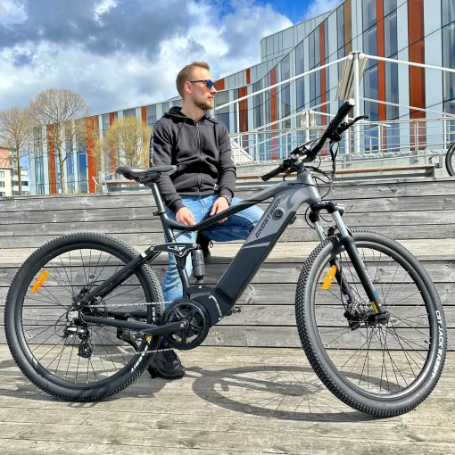 elcykel med mittmotor