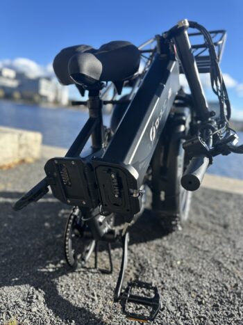 trftyftf Elcykel DOUCHEBIKE 750W STILLETTE - Ny ram med dubbeldämpning och hydrauliska bromsar Elcykel DOUCHEBIKE 750W STILETTE - Hydrauliska bromsar - Räckvidd 70km - Hopfällbar