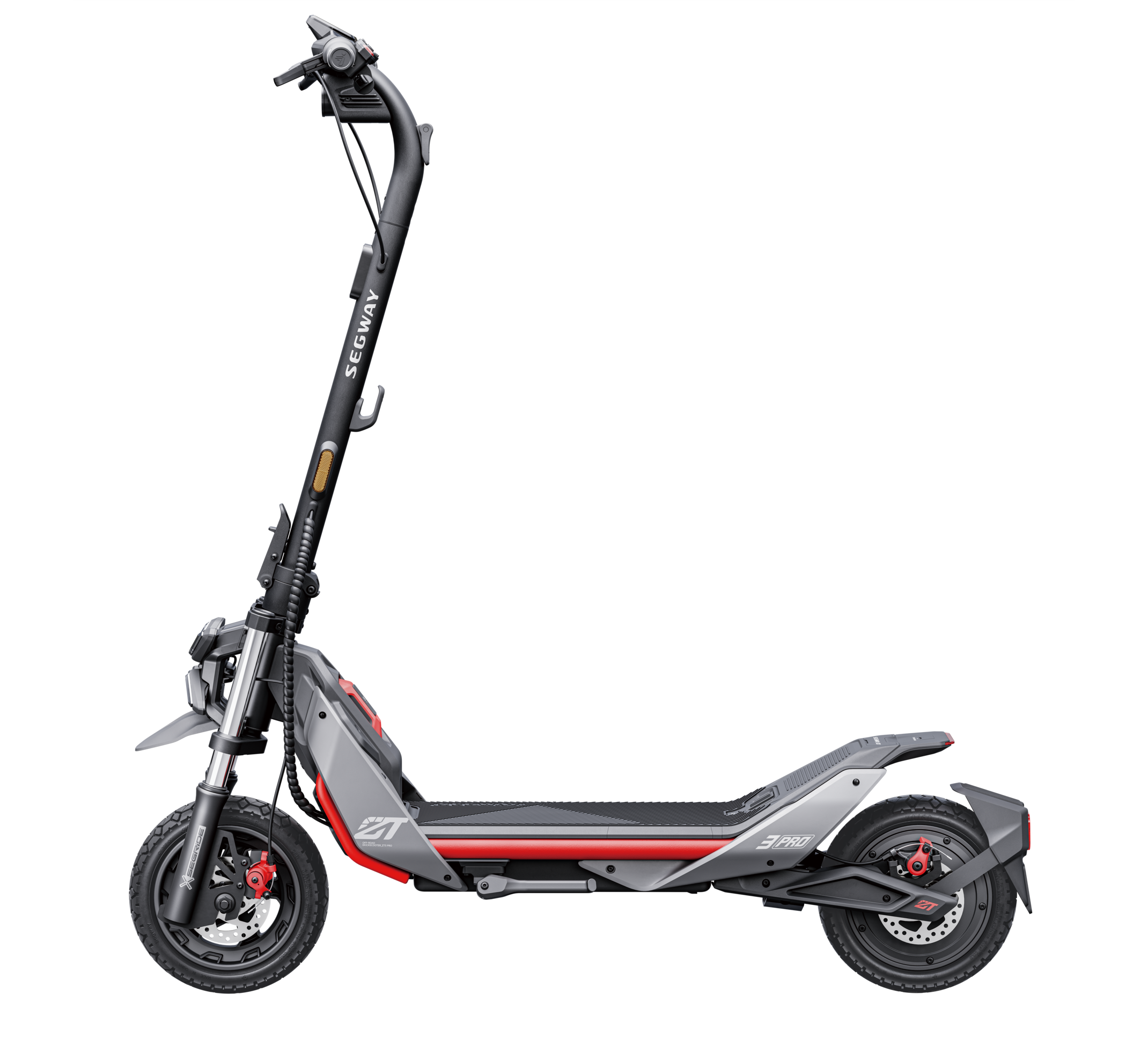 Elscooter i Västerås 30 Segway ZT3 Pro Product picture Side view Elscooter i Västerås