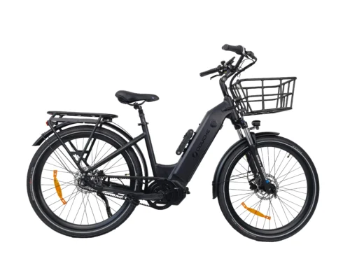 Elcykel DOUCHEBIKE 250W ELIT DAM med remdrift - räckvidd 110km